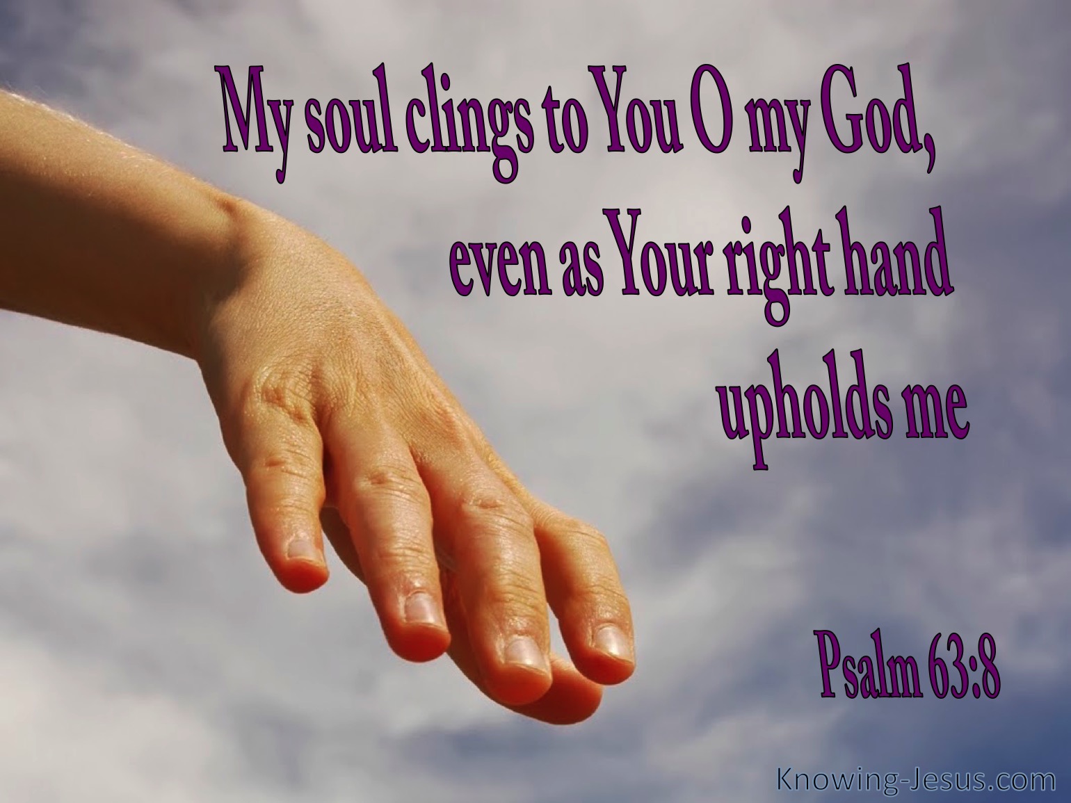 What Does Psalm 63 8 Mean 